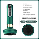 Electric Cupping with 12 Gear Suction and Heating. Guasha Scraping EMS Body Massager. Vacuum Suction Fat Burner Slimming.