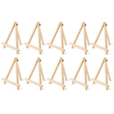10PCS Wood Easels, 9 Inches Tabletop Easels, Tripod, for Painting
