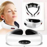 Smart Electric Neck and Shoulder Massager Low Frequency Heating Pain Relief Care Relax Health Tool Relaxation