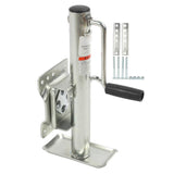 1200lbs Adjustable Trailer Jack with Wheel Side Rotation Handle Swivel Trailer Tongue Jack for ATV UTV Yacht Trailers RVs Low 400mm?660mm