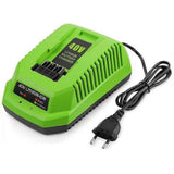 40v Lithium Battery Charger Compatible With Greenworks 40v Li-ion Battery Eu Plug