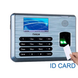 Mutil language new TX628 3 inch color screenS30 TCP/IP RS232/485 biometric fingerprint attendance recorder time clock