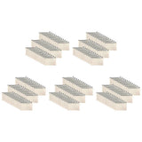 36Pcs Canvas Zipper Bag Pencil Case Cosmetic Bag Blank Bag DIY Bag
