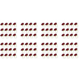 12PCS Red Rose Shape Towel Buckle Napkin Ring Party Hotel Table Decor