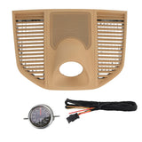 Upper Center Console Dash Grille Cover Beige 95B 858 189 C 6W0 with Clock Replacement for Macan 2014?2020Black Clock