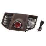 Car Upper Center Dashboard Grill Panel Brown with Stopwatch 95B 858 189 C 0L7 Replacement for Macan 20142020(Chronom??tre Rouge Vif )