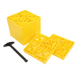 Heavy Duty Leveling Blocks Camper Leveling Blocks with Storage Bag for Car RV Trailer