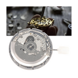 NH36/NH36A Movement+Steel Stem+Check Rod Kit Supports Day Date Set High Accuracy Automatic Mechanical Watch Movement
