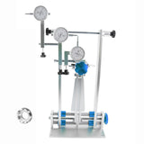 Bicycle Wheel Truing Stand Bike Wheel Alignment Repair Tool with Dial Gauge for Quick Release and Thru-Axle