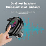 Y30 Tws4 Sports Headphones Mini Wireless Bluetooth 5.0 Touch Noise Reduction Digital Display