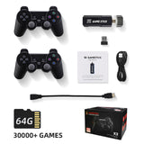 GD10 Retro TV Game Console 4K 60fps HD HDMI Output Ultra Low Latency TV Game Stick 2.4G Dual Handles Portable Home Games Console