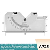 Adjustable High Precision Alloy Steel Pad Gauge Grinder Milg hine Angle Block Ruler AP30