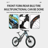 ESLNF Portable High Pressure Front Fork Tire Iator Mountain Road Schrader Presta Vae Bike Pump