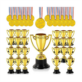 Mini Trophies 20 Pcs Awards , Winner Medals Kids and Adults - Perfect for Party