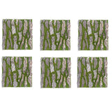 Simulation Tree Bark Home Sewer Decoration Fake Tree Bark Green-B