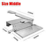 Stainless Steel Manual Frozen Slicer - Ideal Tool for Home Kitchens to Cut Minced Lamb, Bone, Meat, Chicken, Duck, and Fish