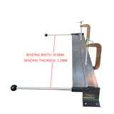 36-inch manual industrial steel plate hine sheet metal bending brake C-clip fixed