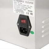 Stainless Steel Ultrasonic Cleaner with Timer Heater 10L Industrial Equipment PS?40AAU Plug 220V