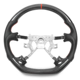 Carbon Fiber Steering Wheel Perforated Leather Steering Wheel Replacement For Patrol Y61 GR GU 1998 to 2016