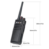RETEVIS RB23 Black GMRS Handheld Radio [5W/IP67 Waterproof]