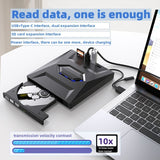 USB 3.0 Type-C 8X External Burner DVD RW CD Writer Reader Super Optical Drive Suitable For Laptop Notebook