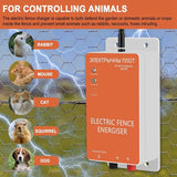 Electronic High Voltage Pulse Electric Fence Host For Livestock, 0.3 Joules US Plug