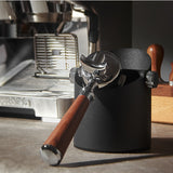 1pc Coffee Knock Box Steel Shock-Absorbent Espresso Knock Box Barista Coffee Grind Dump Bin With Non-Slip Base Accessories