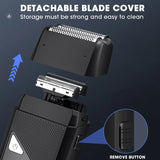 Resuxi 934 3-piece Hair Set All-metal Professional Carving Electric Clipper Men's Reciprocating Razor Home.