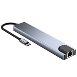 1 PCS USB C Hub Type C To 4K -Compatible Adapter USB-C Data PD Fast Charge USB Hub