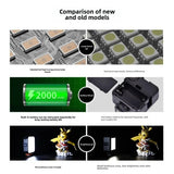 VRIG Led Video On Camera 2500-7500K Mini Vlog Fill Light with Type-C Photography Lighting