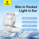 Baseus Bowie E16 Earphone Bluetooth 5.3 Earphones 30H Long Battery Life IPX4 Waterproof True Wireless Headphone Earbuds