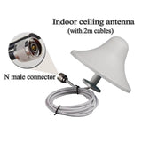 Factory price 3-band gsm repeater booster 900mhz 1800mhz 2100mhz automatic gain control 63DB signal booster for cell phones