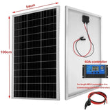 300W Solar Panel 18V Rigid Glass Solars Panels Monocrystale High-efficiency Chargig Outdoor Sola r Cell For Home/Camping