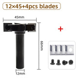 Spoilboard Surfacing 2+2 Inserts Planing Leveler Slab Flattening Router Bit Woodworking Milg Cutter