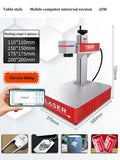 Portable Fiber Laser Marking Stainless Steel nameplate UV metal Engraving Carving hine