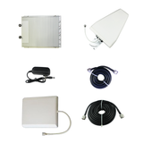 Factory price 3-band gsm repeater booster 900mhz 1800mhz 2100mhz automatic gain control 63DB signal booster for cell phones