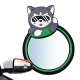 Bdspot Cute Cartoon Rearview Small With Wide Angle View Stable Car Mirrors For Enhanced Bd Side Vision