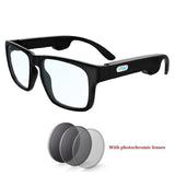 Bone Conduction Wireless Bluetooth 5.0 Smart Glasses Stereo Headset Polarized Sunglasses Can Be Matched With Prescription Lens