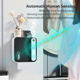 1pc Smart Aromatherapy Toilet Tissue Box, Toilet Paper Holder With Storage, Wall Mounted Tissue Dispenser Container, Toilet Paper Roll Storage Rack, Bathroom Accessories