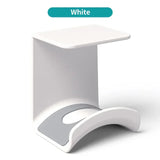 Universal Headphone Stand Adhensive Plastic Wall Mount Hanger Under Desk Headset Rack Holder Support For Gaming Earphone Bracket