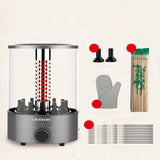 Household Electric Skewer Vertical Self-baking hine Barbecue Automatic Rotating less Grill