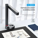 NETUM Book T101 Autofocus Document Scanner Max A4 A3 Size with Smart OCR Led Table Desk Lamp for Family Home Office