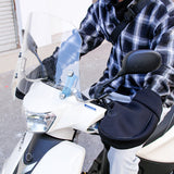 Gloves Waterproof Motorcycle Handlebar Sleeves Windproof Plush Warm Electric Car Handle Cover for Men Women