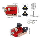 Woodworking Table Saw Fast Cutting Limit Fence With Sliding Roller Workbench T Track Adjustable Positioning And Fixing Tool