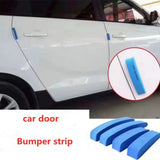 4Pcs Guard Strip Scratch Protector Rubber Stickers Auto Door Edge Protection Car Decoration Accessories