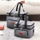 1pc, Waterproof Oxford Fabric Insulated Cooler Bag for Outdoor Activities, Picnics, School, Office, Travel, and Home Kitchen Use