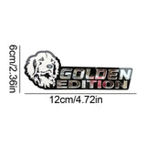 3D Dogs Stylish Emblems And Badges Acrylic Funny Automotive Badge Sticker For Car Dog Lover