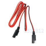 2PCS 200CM 6 Feet 18 Gauge 18AWG to Extension Cable Quick Disconnect Wire Harness SAE Connector 200cm