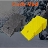Wheel Driveway Portable Tires Curb Ramps Motorcycles Lightweight Plastic Threshold Ramp for Car Trailer Truck Bike