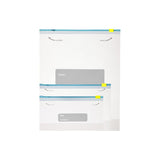 60 Pieces Zipper Food Freezer Bags Reusable Vegetable Fruit Freezer Bags 3 Sizes